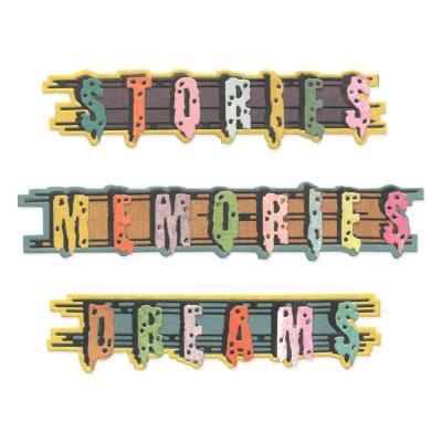 Sizzix Thinlits Die Seth Apter - Word Wafers #2